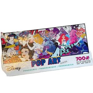 Disney Pop Art Princess Panoramic 700 Piece Jigsaw Puzzle -
